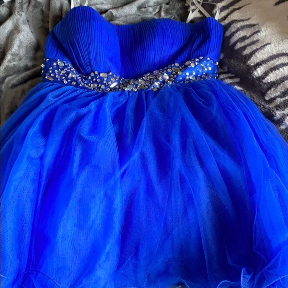 Blue dress